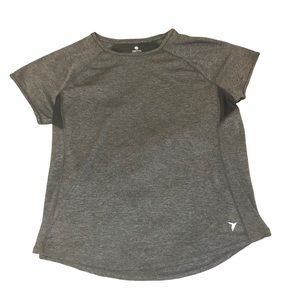 Active by Old Navy Semi Fitted Gray Athletic T-Shirt